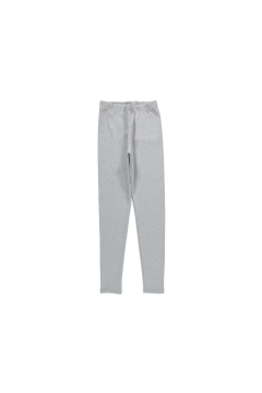 Pundikids Kız Çocuk Şardonlu Düz Renk Kışlık tayt 7 - 8 Yaş - Gri