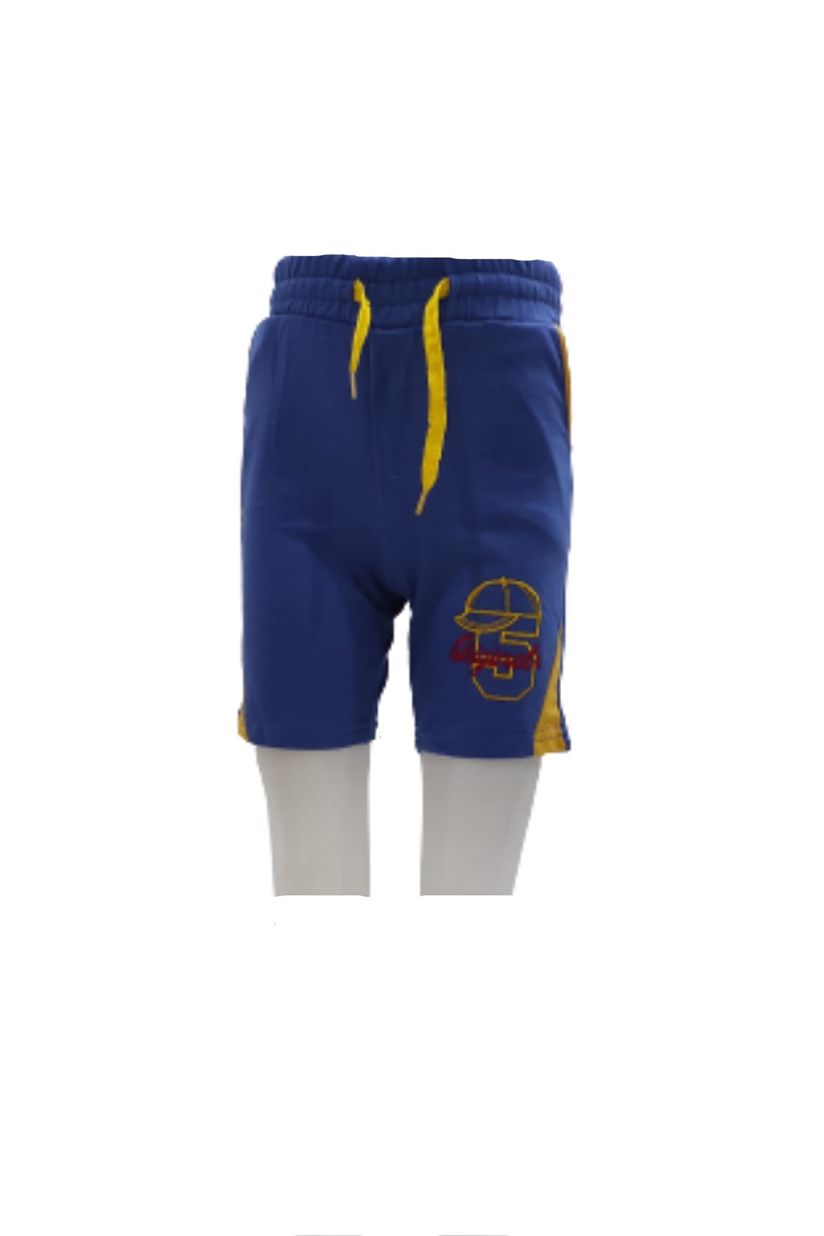 Pudikids Erkek Çocuk Şort Mavi - 3 - 4 Yaş