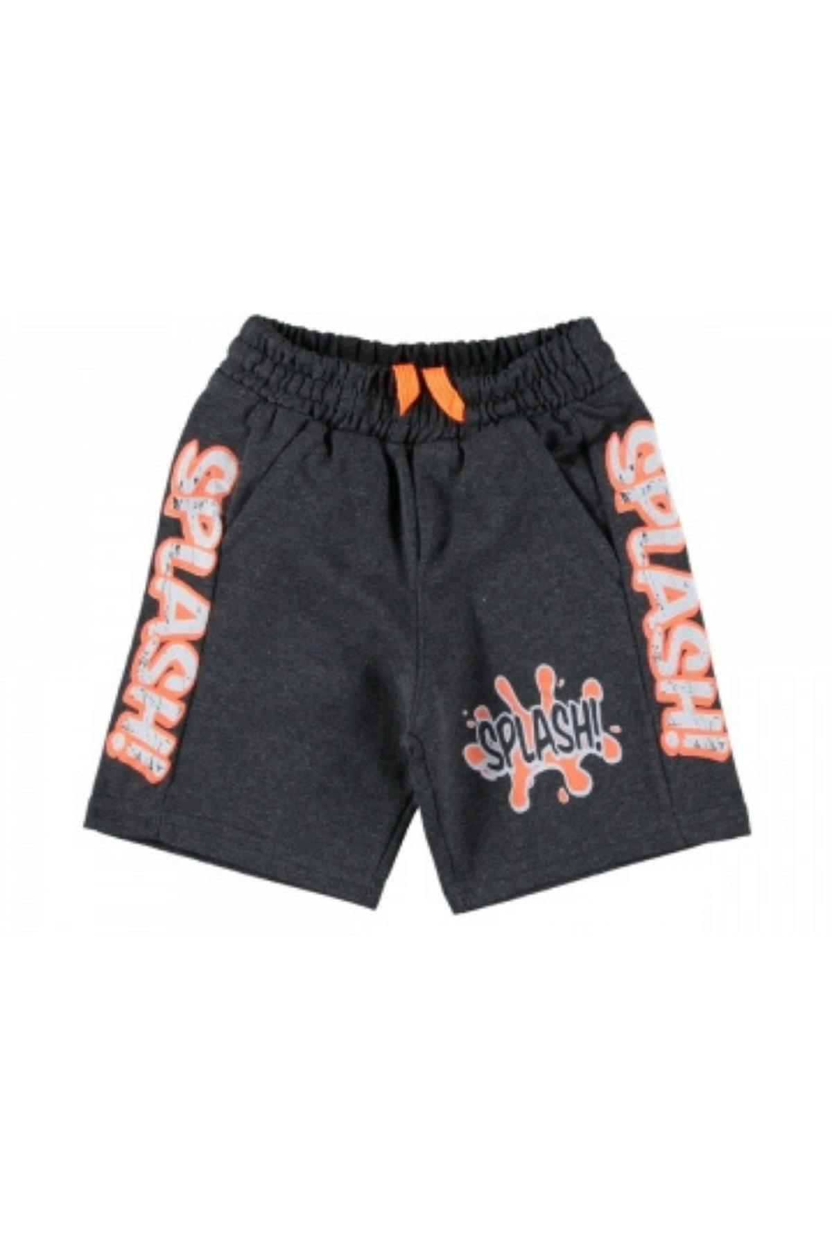 Pundikids Erkek Çocuk Şort Füme - 5 - 6 Yaş