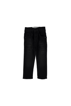 Pundikids Çocuk Likralı Siyah Dar Kalıp Kot Pantolon Siyah - 8 - 9 Yaş