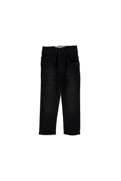Pundikids Çocuk Likralı Siyah Dar Kalıp Kot Pantolon Siyah - 10 - 11 Yaş
