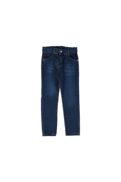 Pundikids Erkek Çocuk Dar Kalıp Kot Pantolon Mavi - 4 - 5 YAŞ