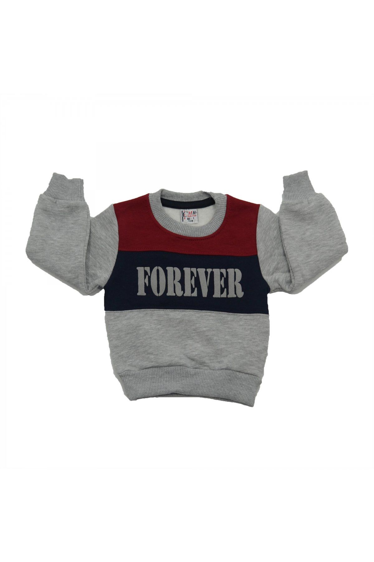 CMK Kids Baskılı Kabartmalı Erkek Sweat