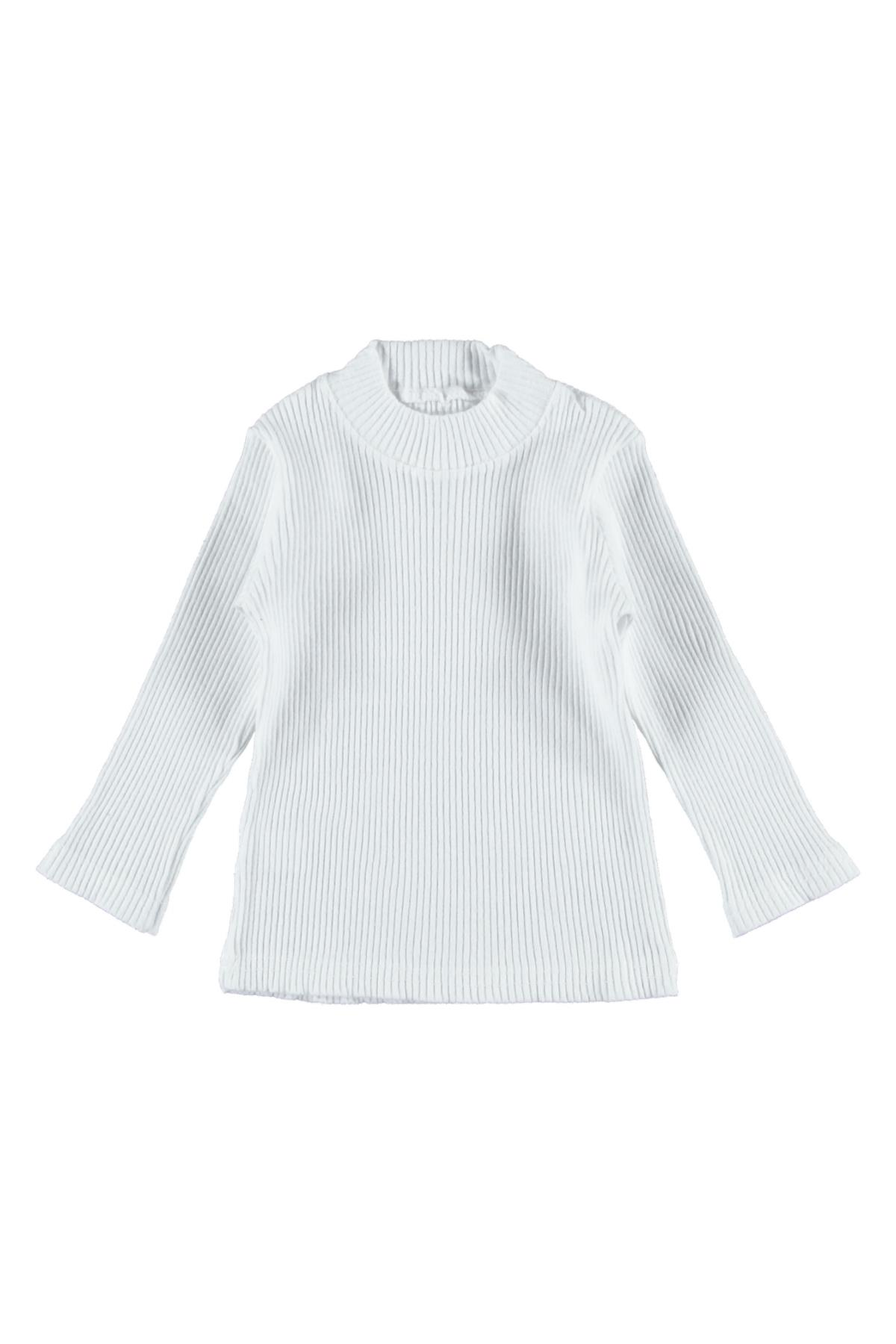 Pundikids Çocuk Yarım Balıkçı Yaka Raporlu Düz Badi Krem - 15 Yaş