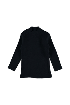 Pundikids Yarım Balıkçı Yaka Kaşkorse Düz Badi Lacivert - 4 - 5 YAŞ