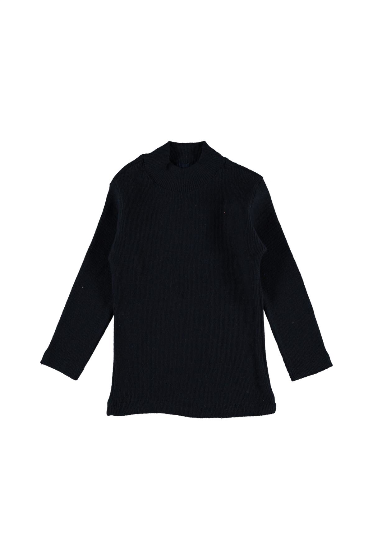 Pundikids Yarım Balıkçı Yaka Kaşkorse Düz Badi Lacivert - 5 - 6 Yaş