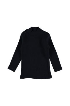 Pundikids Yarım Balıkçı Yaka Kaşkorse Düz Badi Lacivert - 5 - 6 Yaş