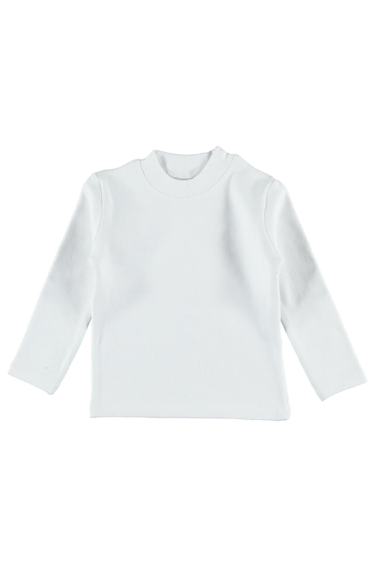 Pundikids Yarım Balıkçı İçi Şardonlu Kışlık Badi Beyaz - 4 Yaş