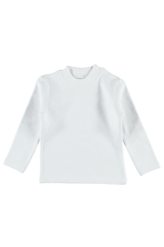 Pundikids Yarım Balıkçı İçi Şardonlu Kışlık Badi Beyaz - 4 Yaş