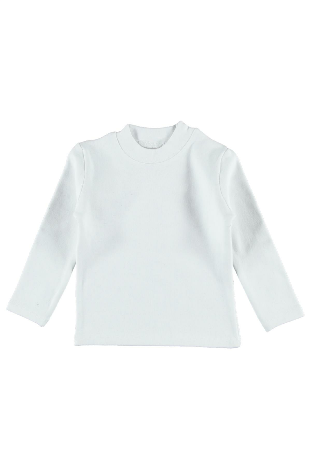 Pundikids Yarım Balıkçı İçi Şardonlu Kışlık Badi Beyaz - 5 Yaş