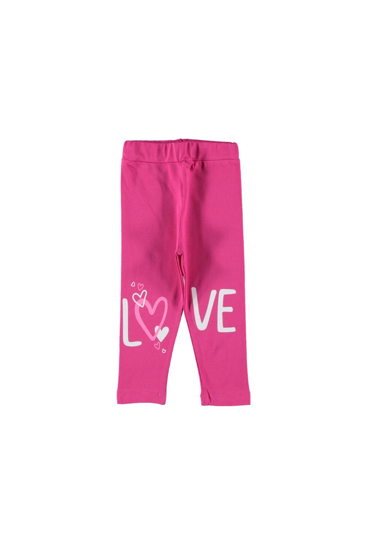 Pundikids Love Baskılı Tayt