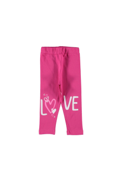 Pundikids Love Baskılı Tayt Pembe - 3 Yaş