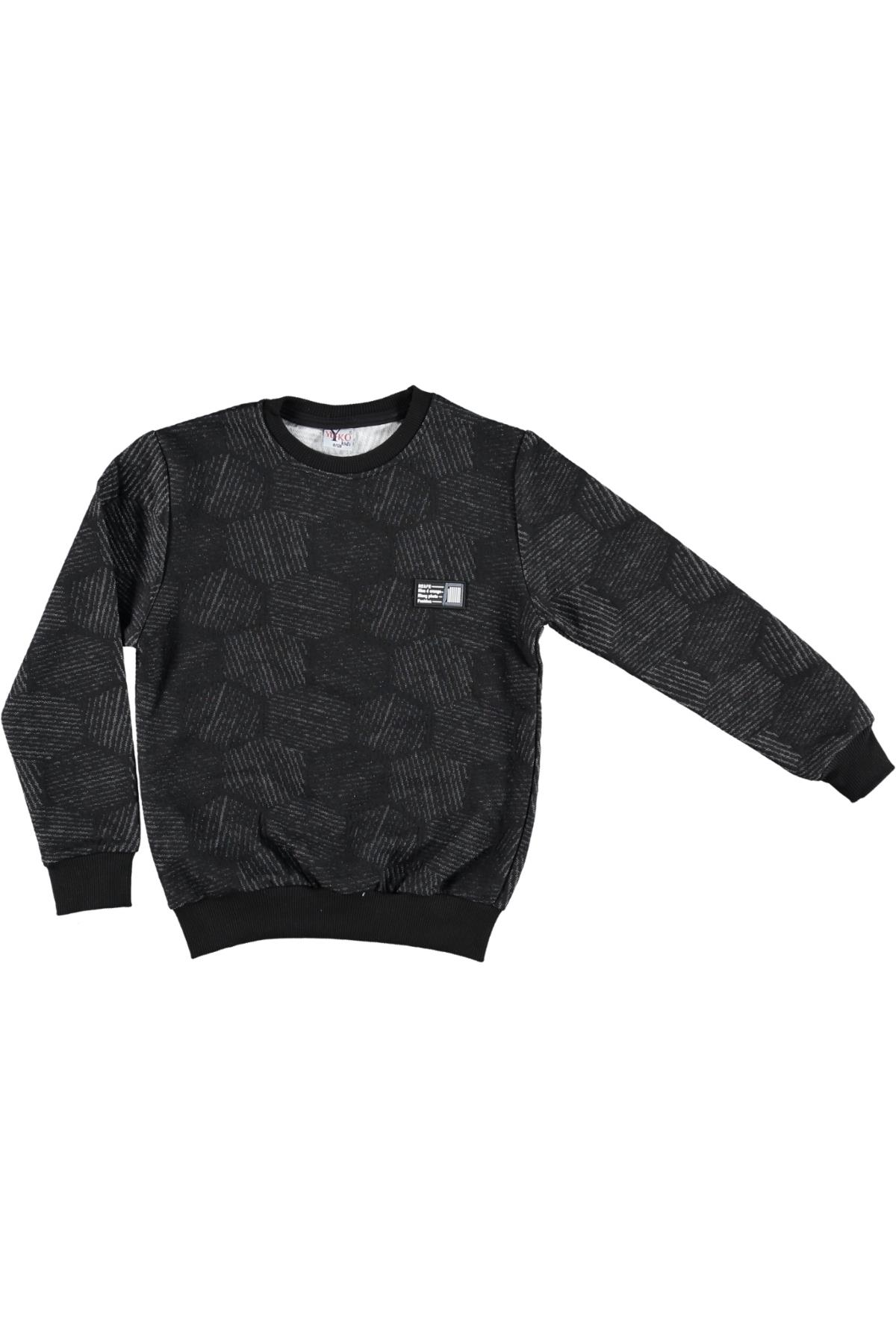 Pundikids Erkek Çocuk Kapitone Kışlık Sweath Siyah - 11 Yaş