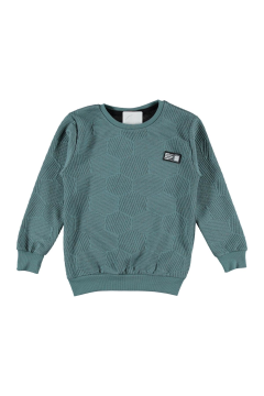 Pundikids Erkek Çocuk Kapitone Kışlık Sweath Yeşil - 5 Yaş