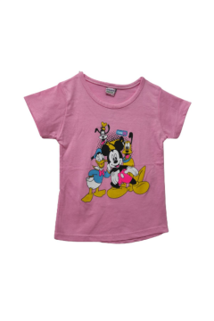 Pundikids Kız Çocuk Minnie Mouse Baskılı T-shirt Pembe - 3 Yaş