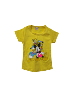 Pundikids Kız Çocuk Minnie Mouse Baskılı T-shirt Sarı - 3 Yaş