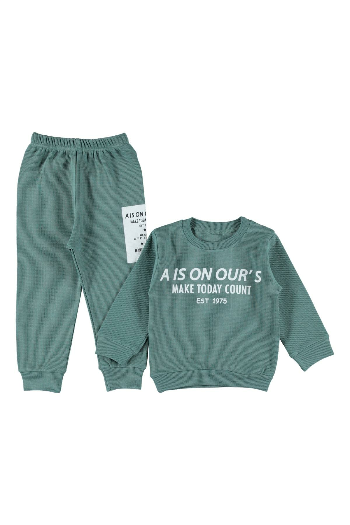 Erkek Çocuk Baskılı 2'Li Eşofman Takımı