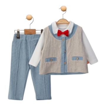 YELEKLİ YAKALI BAYRAMLIK ERKEK TAKIM