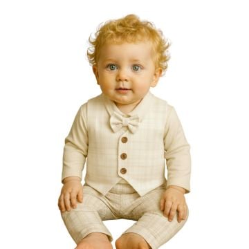 YELEKLİ PAPYONLU 3 LÜ TAKIM