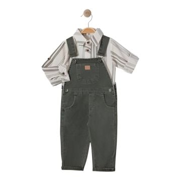 ÇİZGİLİ GÖMLEKLİ SLOPET