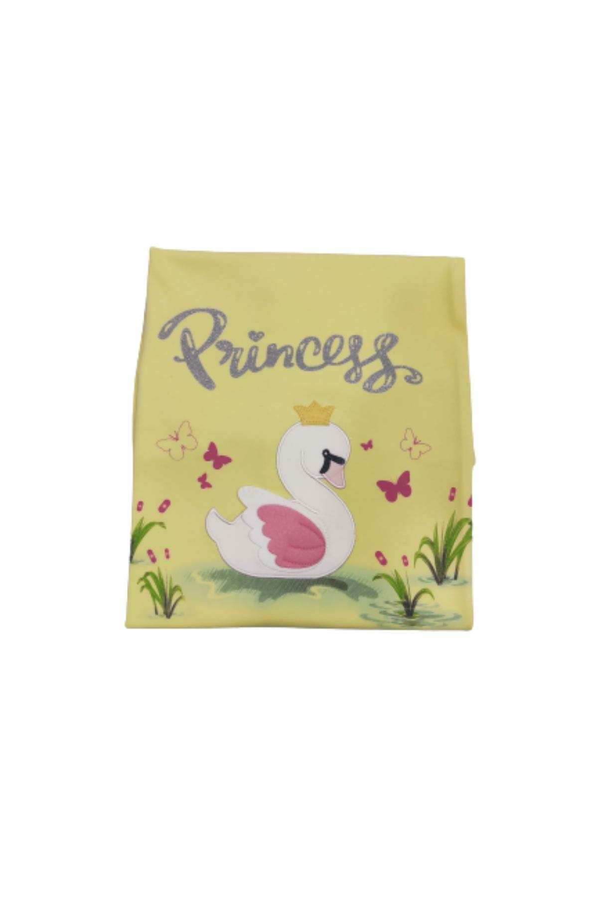 Pundikids Kuğu Desenli Battaniye Sarı - YENİDOĞAN