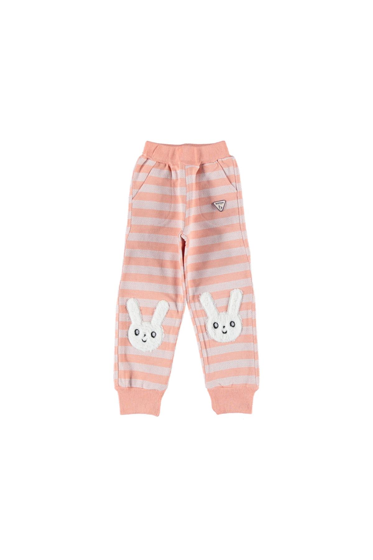 Pundikids Kız Çocuk Eşofman Altı Somon - 12 Yaş
