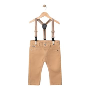 BURBERRY SLOPETLİ GABARDİN PANTOLON