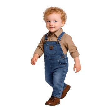 ARMALI RENKLİ GÖMLEKLİ KOT SLOPET