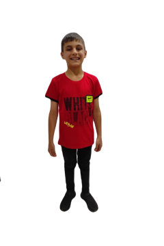 Pundikids Erkek Çocuk T-shirt Kırmızı - 5 - 6 Yaş