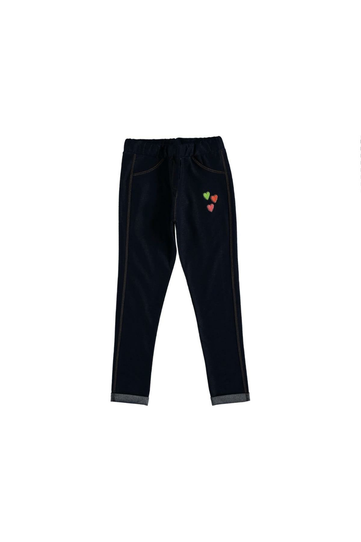 Pundikids Kot Görünümlü Double Paça İşlemeli Tayt